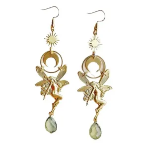 Moon Fairy Earrings for the Fairycore Aesthetic
