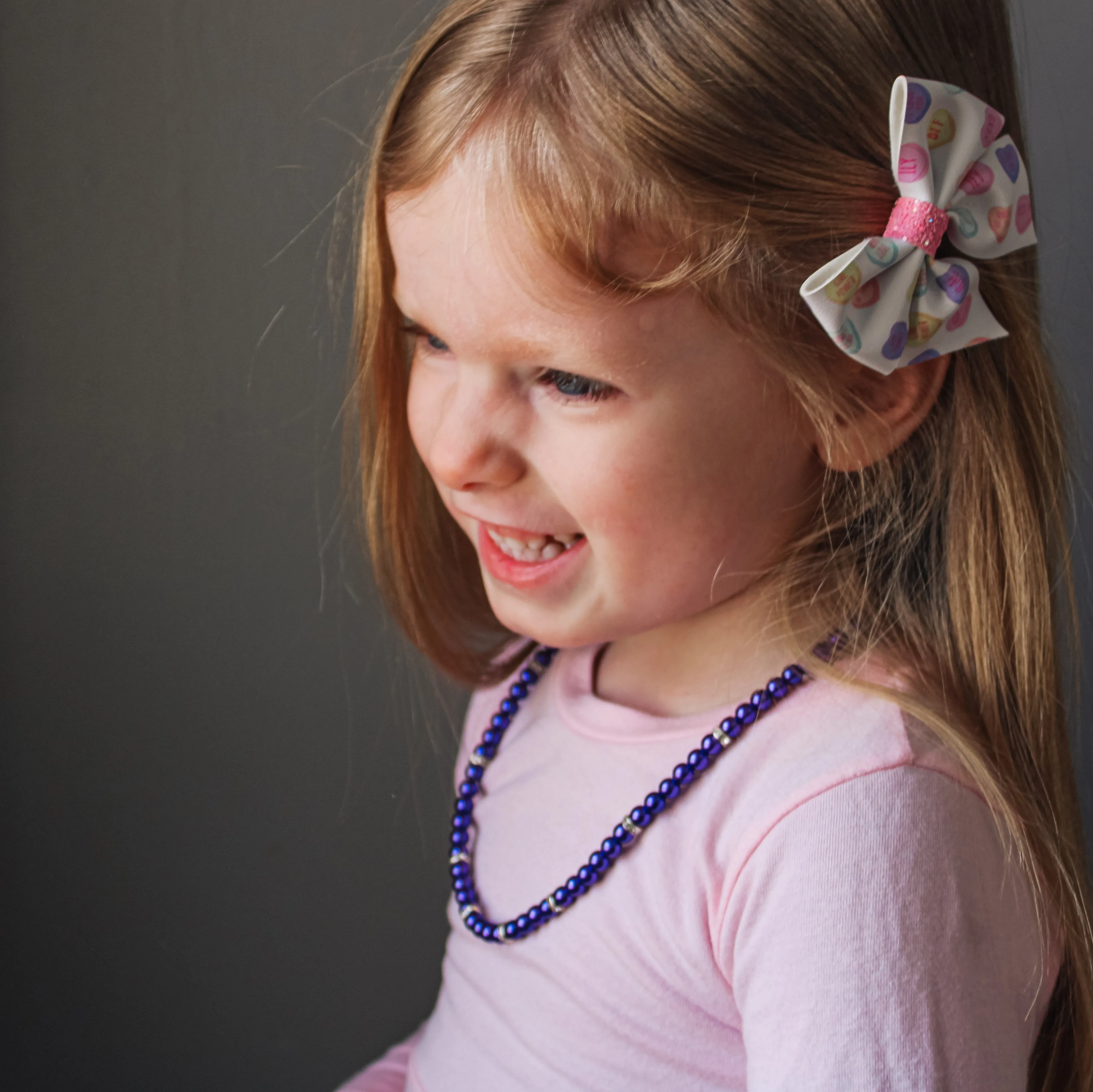MTO | Necklace | Dainty Faux Pearl | Aubergine