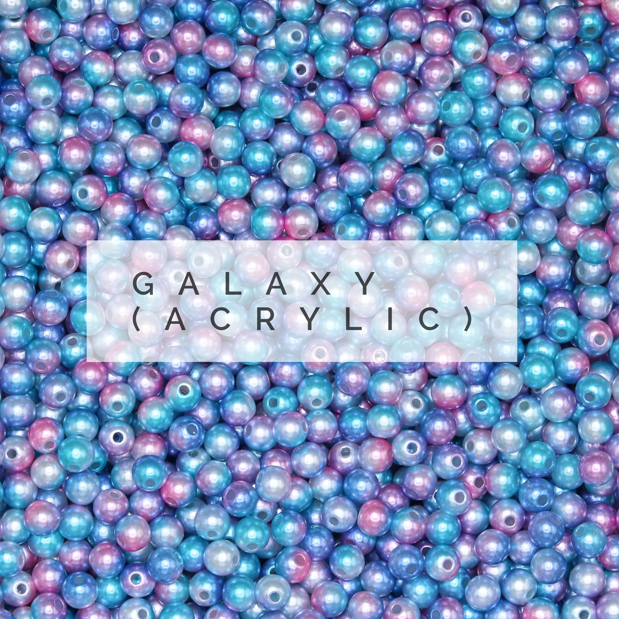 MTO | Necklace | Dainty Faux Pearl | Galaxy