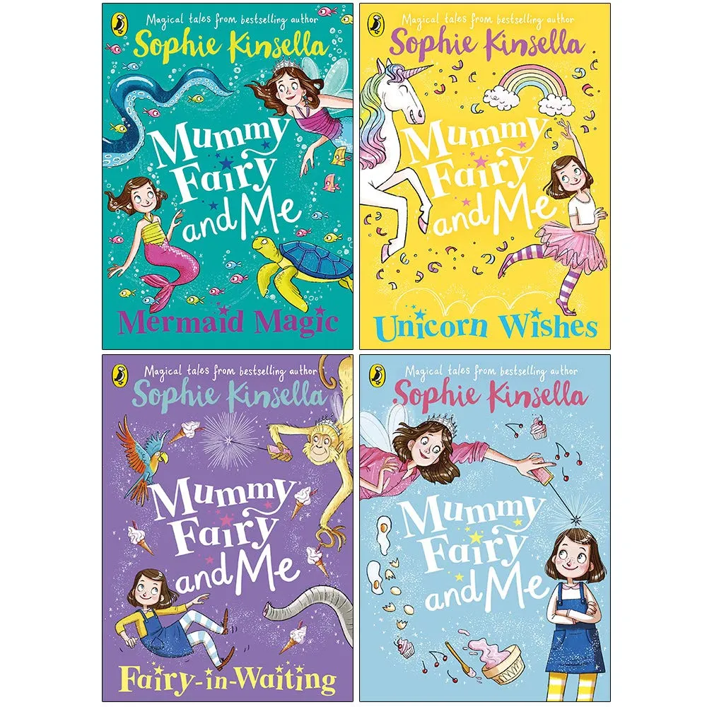 Mummy Fairy And Me Series 4 Books Collection Set By Sophie Kinsella (Mermaid Magic)