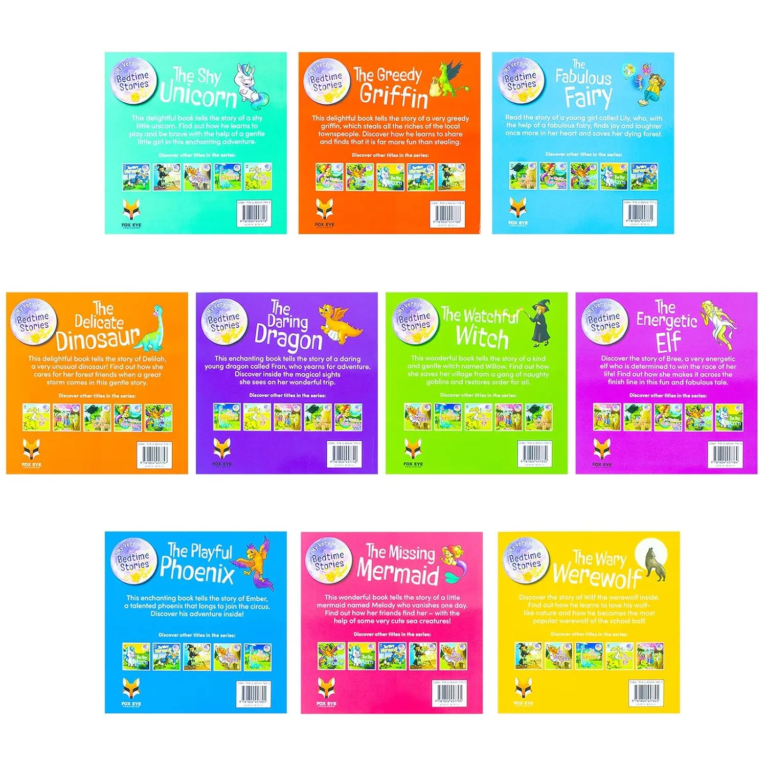 My Very First Bed Time Stories 10 Books Collection Set Age 0-5