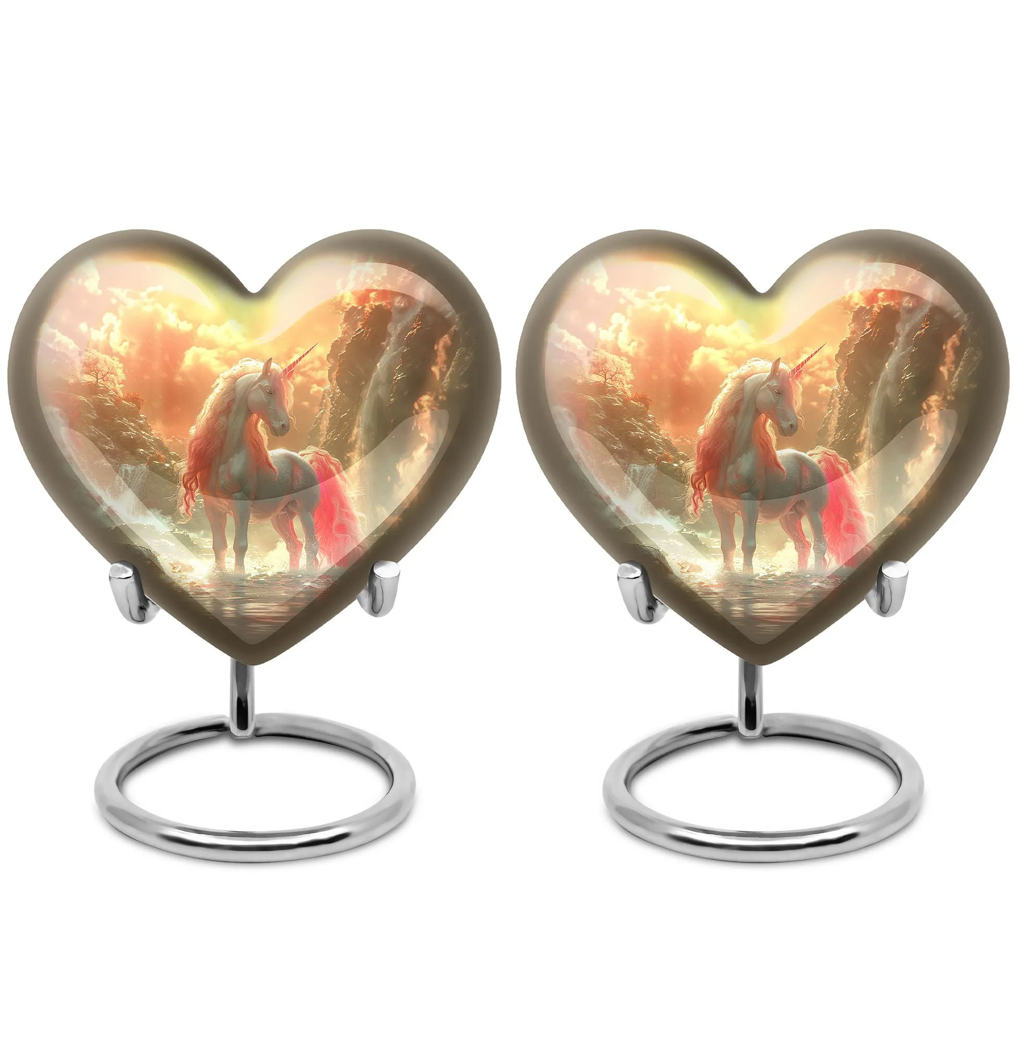 Mystical Dawn Unicorn - Unicorn Urn Memorial, Funeral Shape Urn