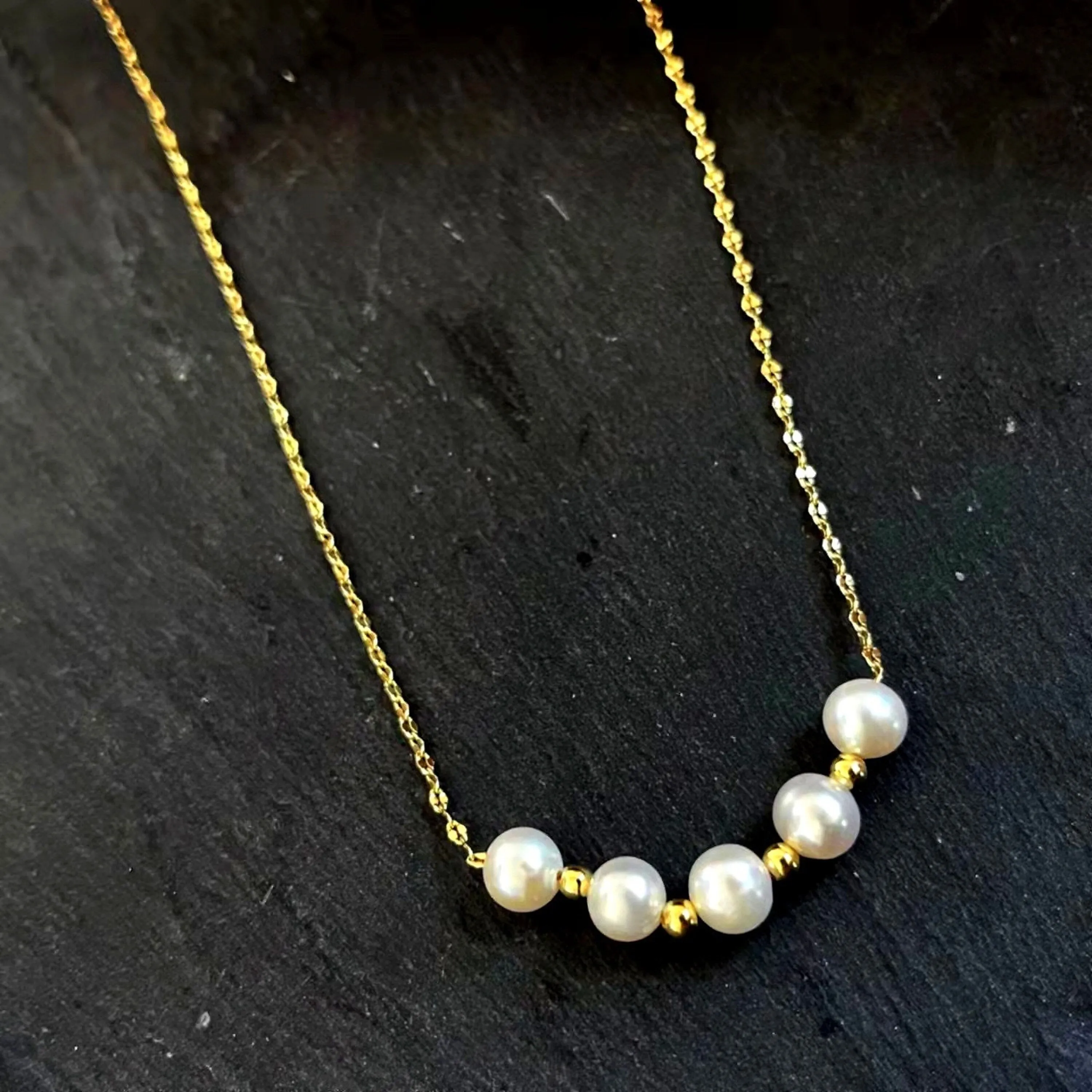 Natural Freshwater Pearl Layered Necklace
