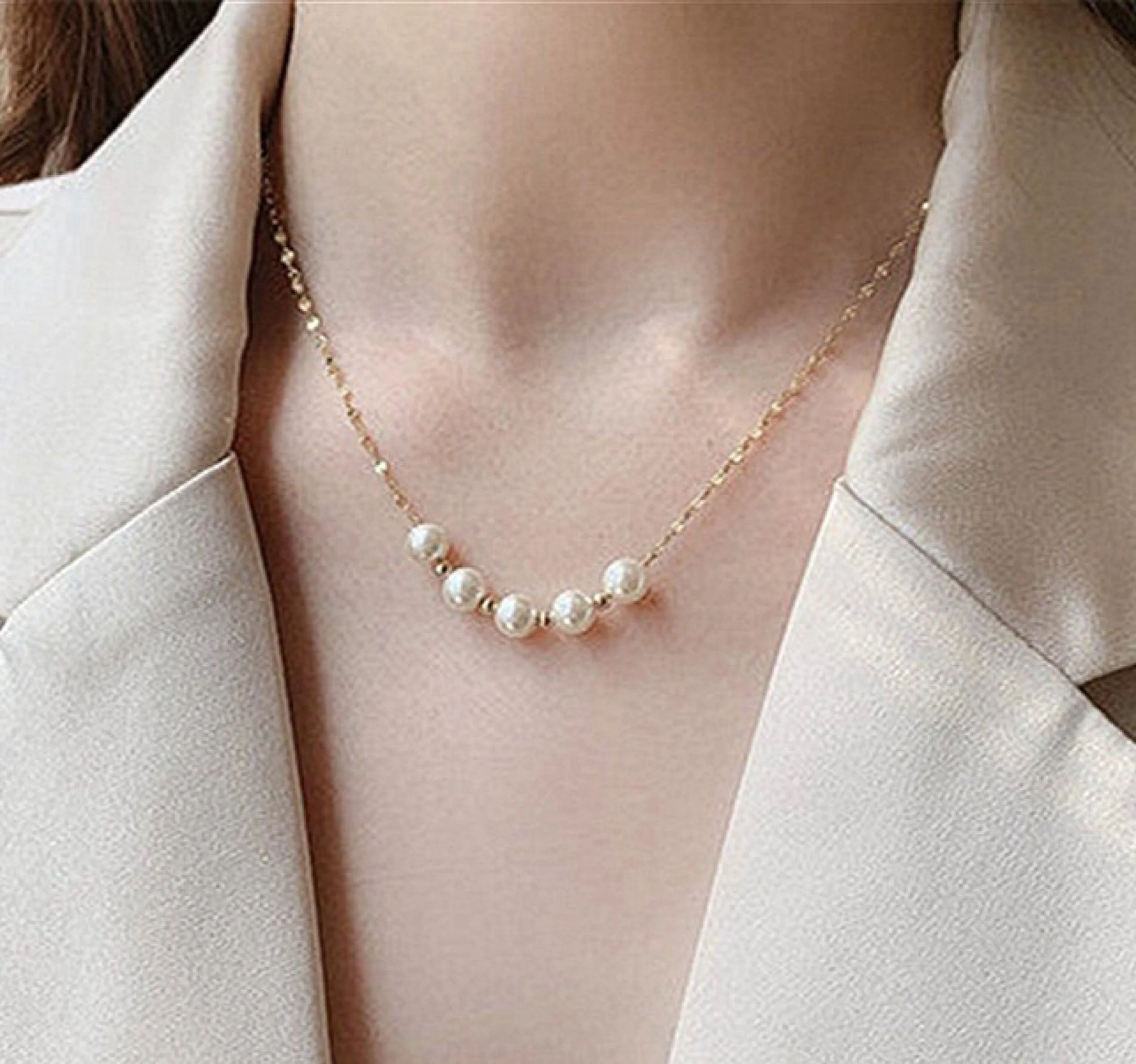 Natural Freshwater Pearl Layered Necklace