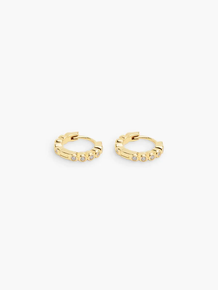 Oda Mini Hoops - Gold