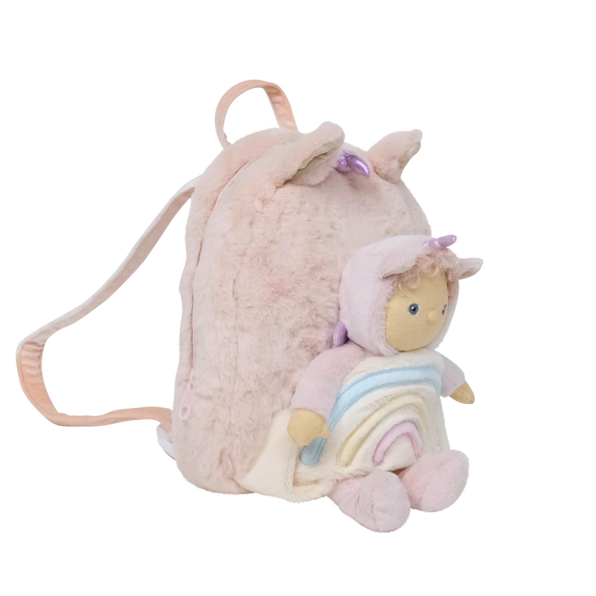 Olli Ella | Hopalong Unicorn Backpack - Pink
