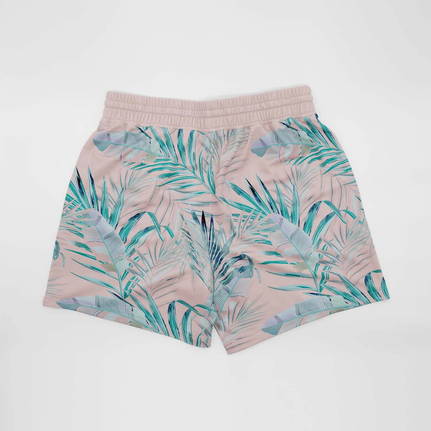 Pacific Palms Pale Pink Men's Casual Athletic Shorts