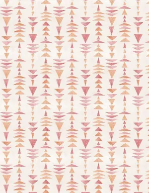 Paisley Place by Wilmington Prints STACKED TRIANGLES/CREAM