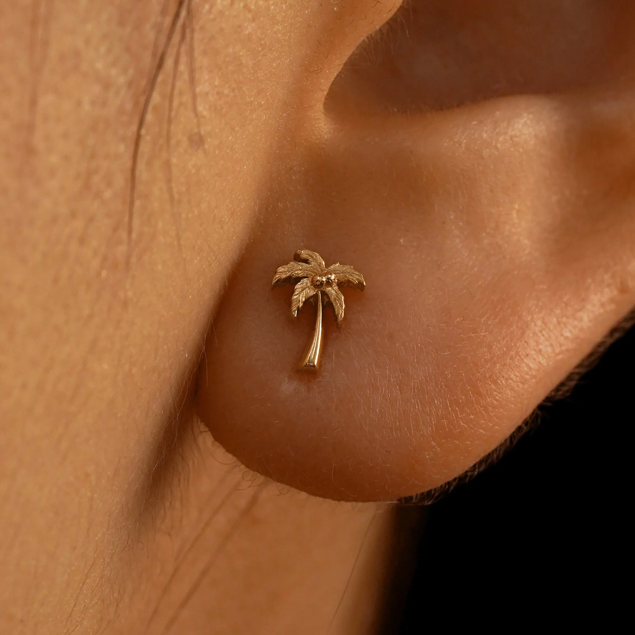 Palm Tree Earring