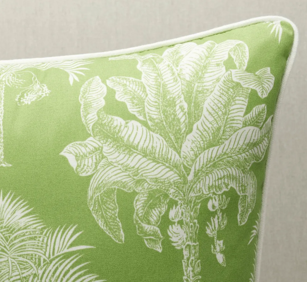 Palms Spring Green Pillow