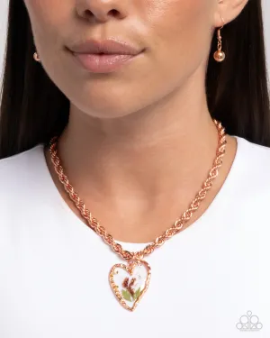 Paparazzi Coming Around - Copper Necklace