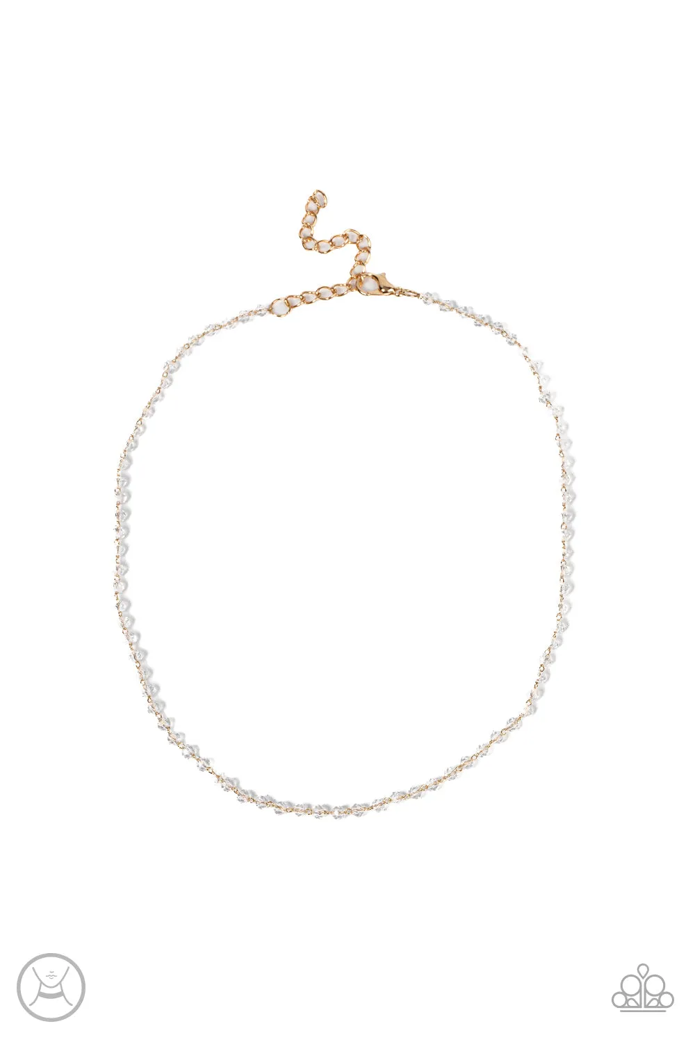 Paparazzi Mini MVP - Gold Choker Necklace