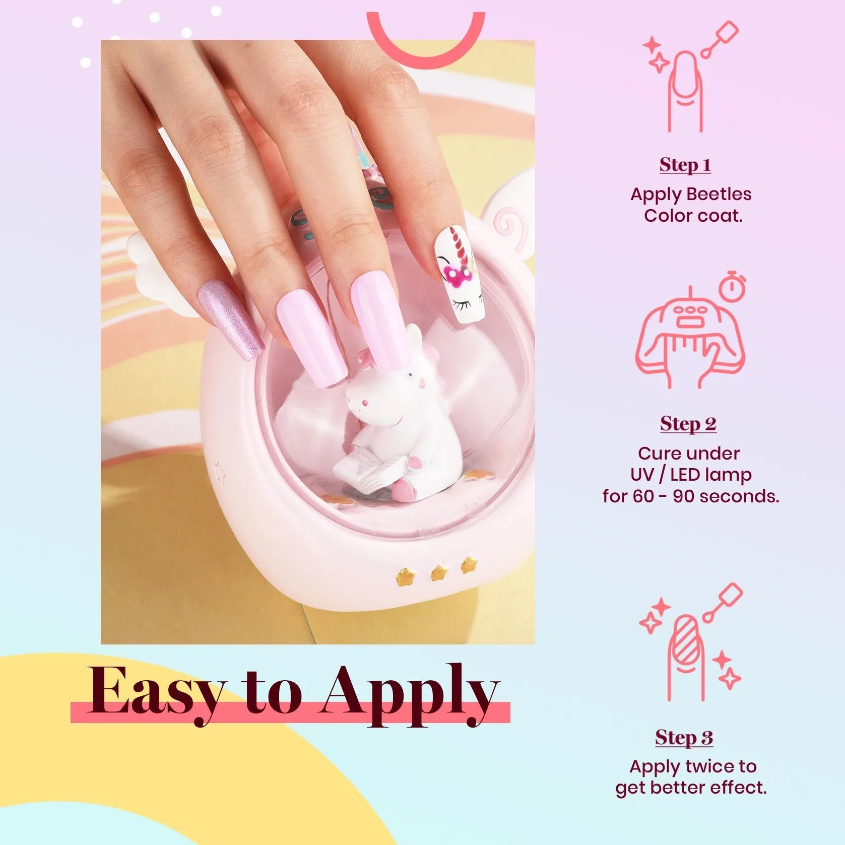Pastel Unicorn | 6 Colors Gel Polish Set