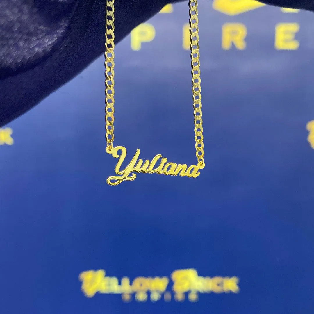 Personalized Mini Cursive Name Pendant