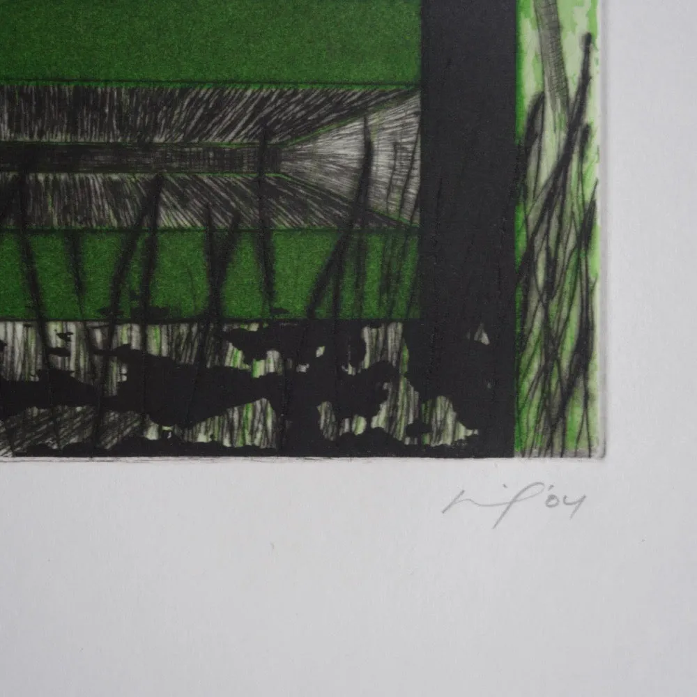 PETER DOIG "MARACAS" AQUATINT, 2004