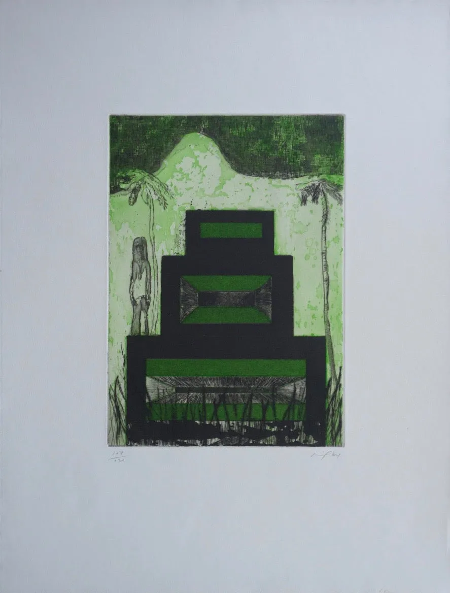 PETER DOIG "MARACAS" AQUATINT, 2004
