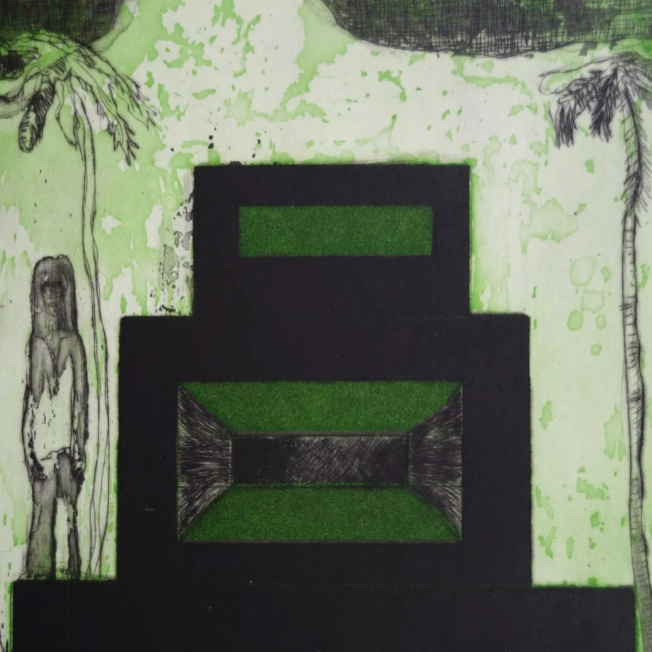PETER DOIG "MARACAS" AQUATINT, 2004