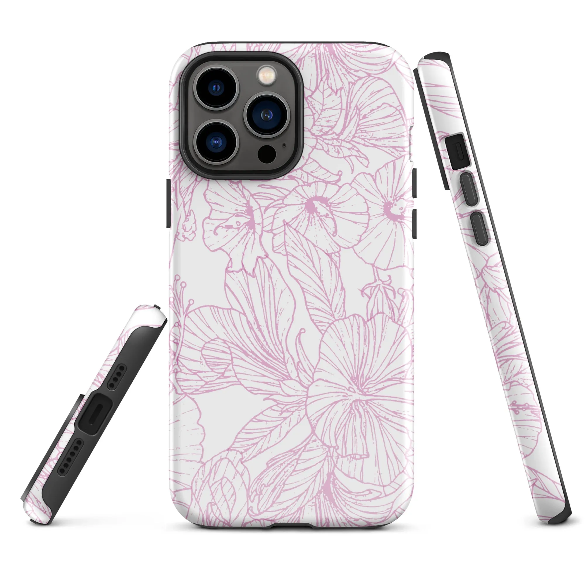 Pink Hibiscus Tough Case for iPhone®