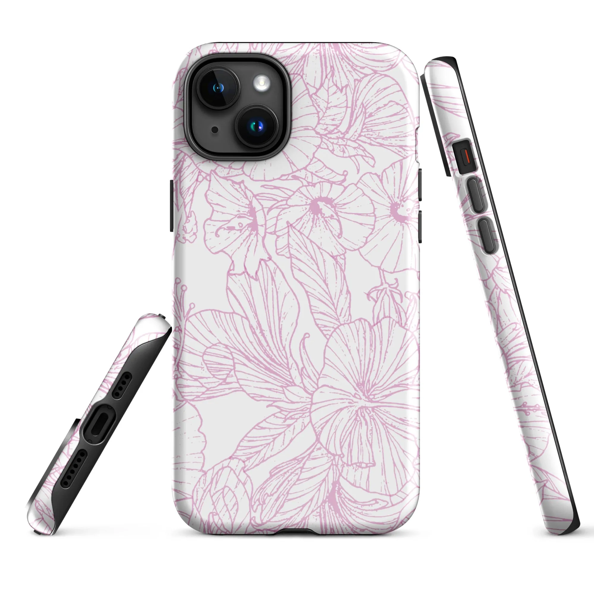 Pink Hibiscus Tough Case for iPhone®