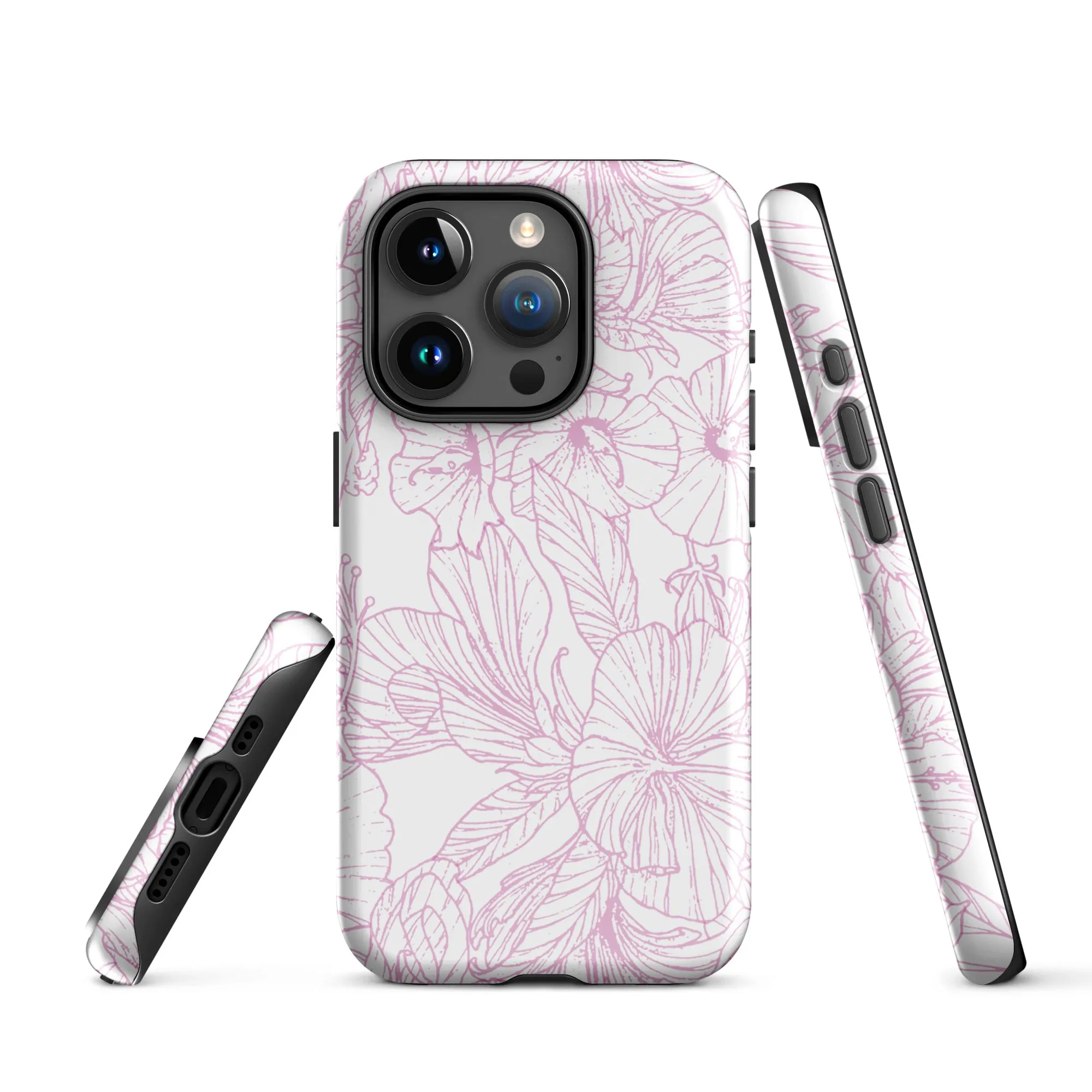 Pink Hibiscus Tough Case for iPhone®