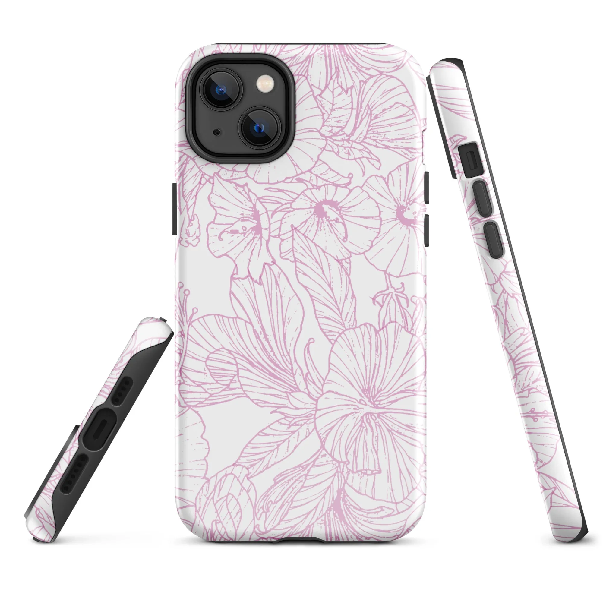 Pink Hibiscus Tough Case for iPhone®