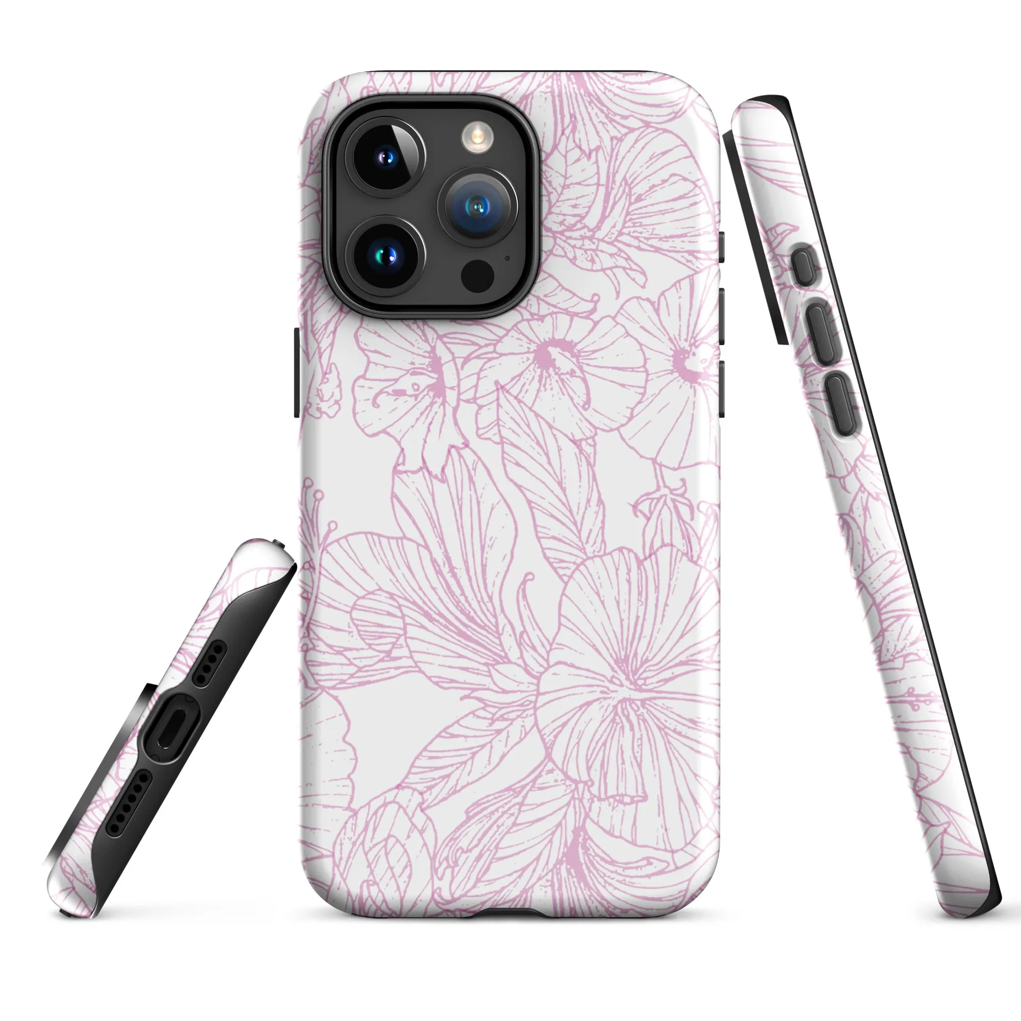 Pink Hibiscus Tough Case for iPhone®