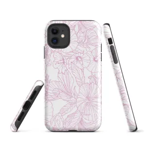 Pink Hibiscus Tough Case for iPhone®