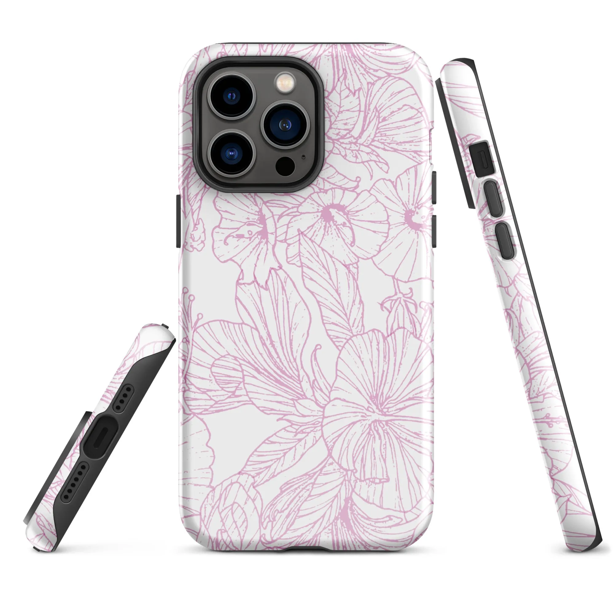 Pink Hibiscus Tough Case for iPhone®