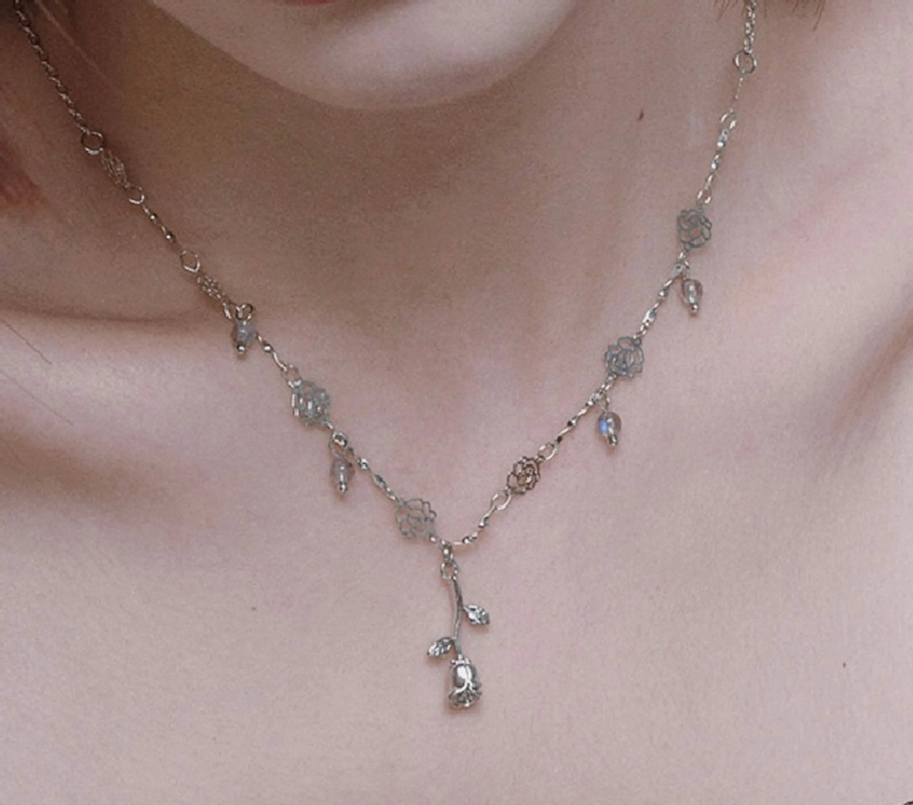 Punk Rose Necklace