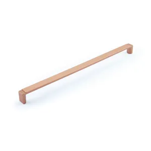 Quadrato Cabinet Pull Handle - Cabinet Mount - 13" Zinc/Satin Bronze
