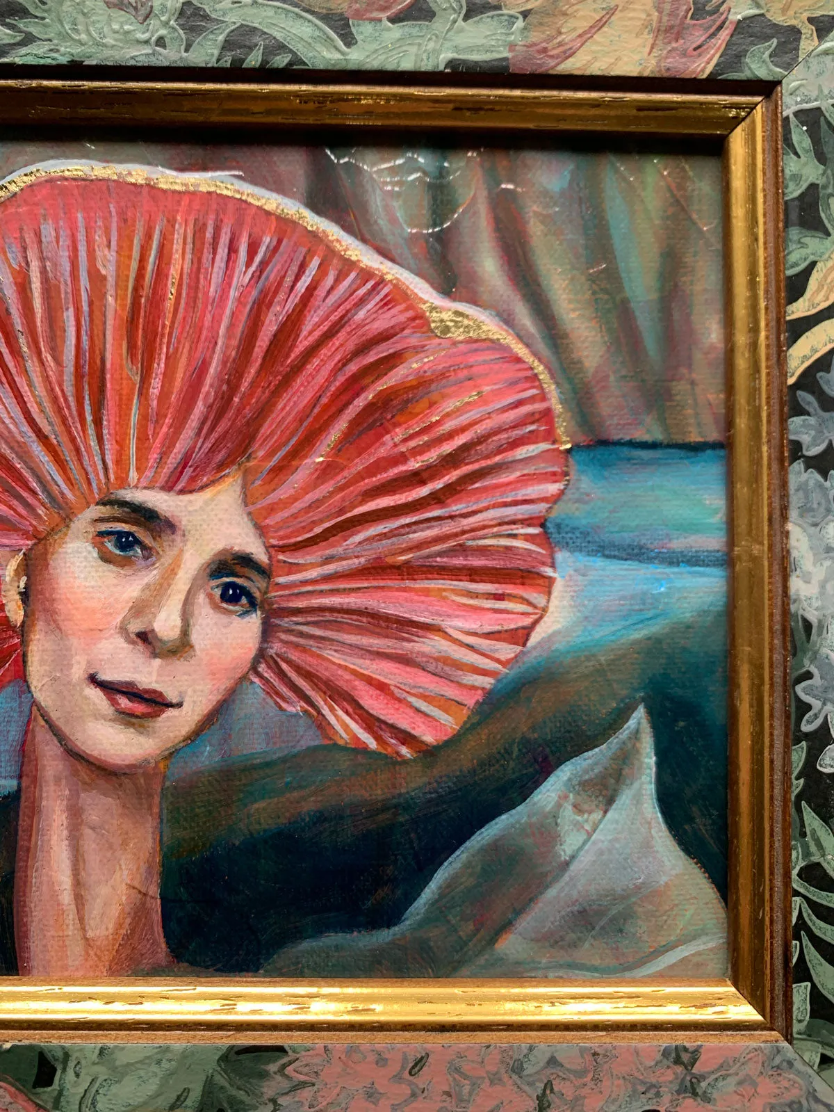 "Mushroom Spirit" Painting 5x7