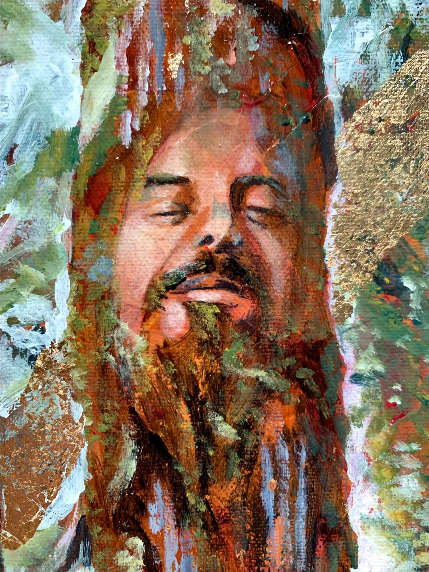 "Tree Spirit" Painting 5x7
