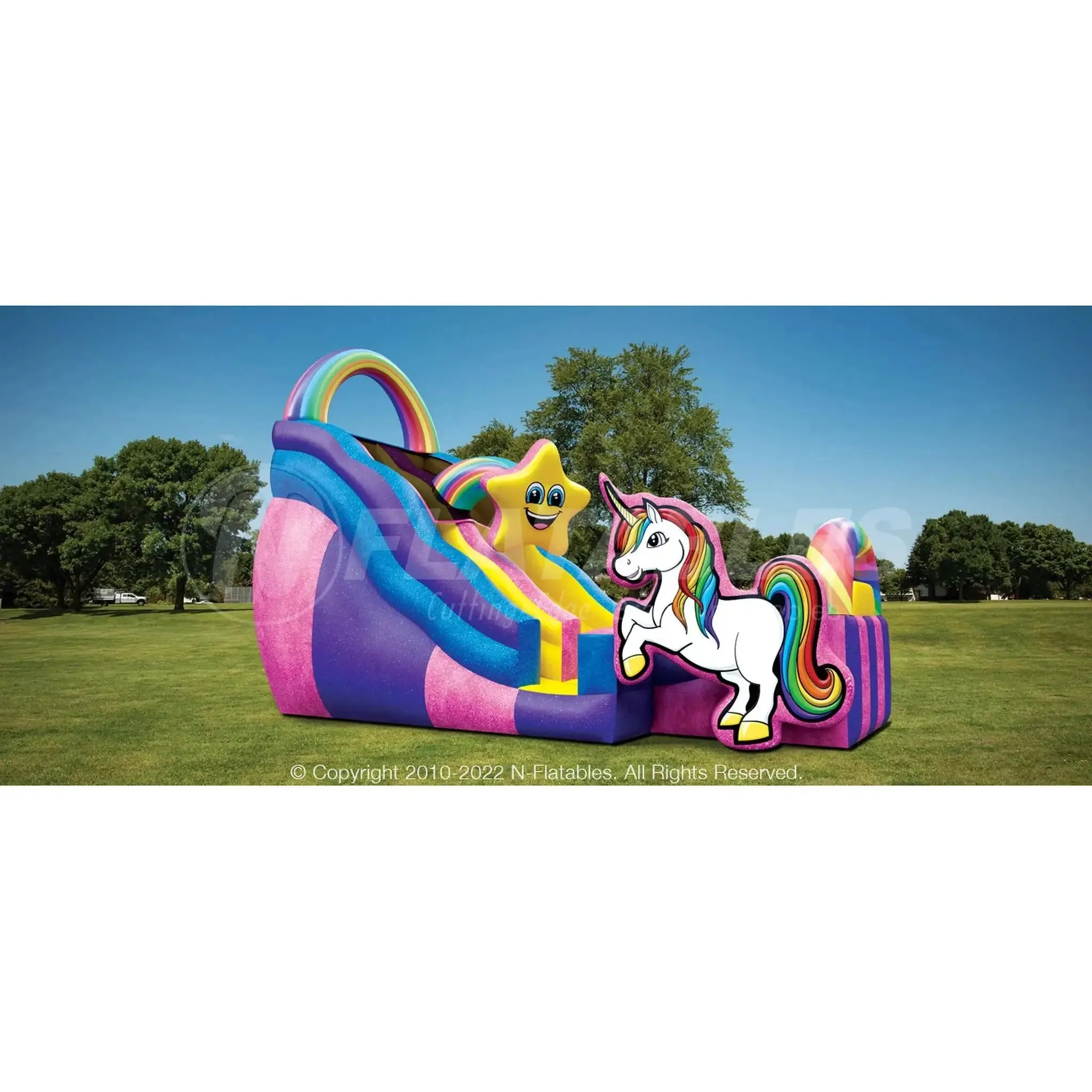 Rainbow Unicorn Wet/Dry Slide
