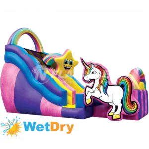 Rainbow Unicorn Wet/Dry Slide