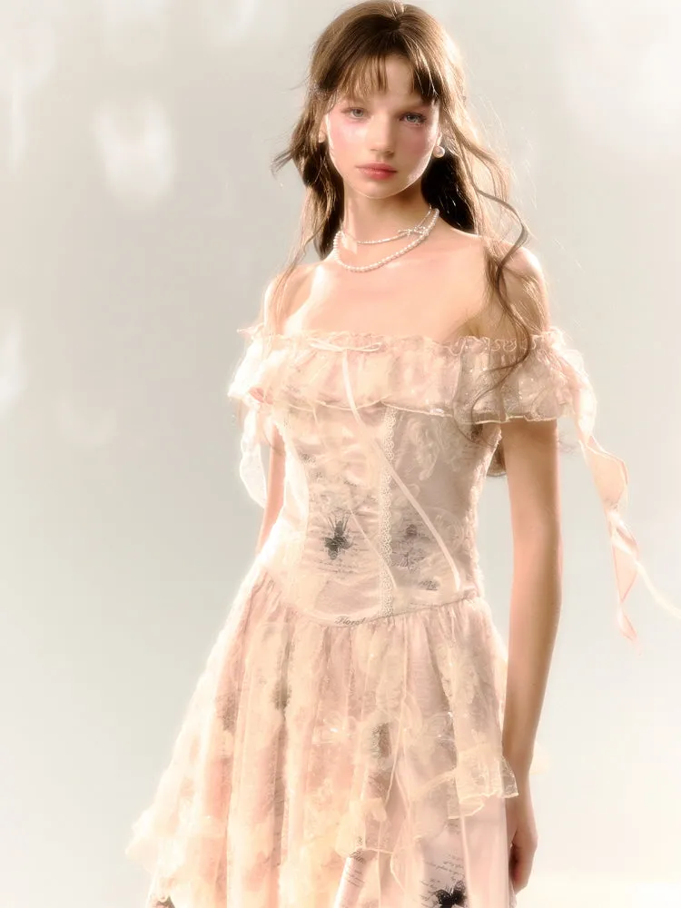 Romantic Lace Off-Shoulder Dress