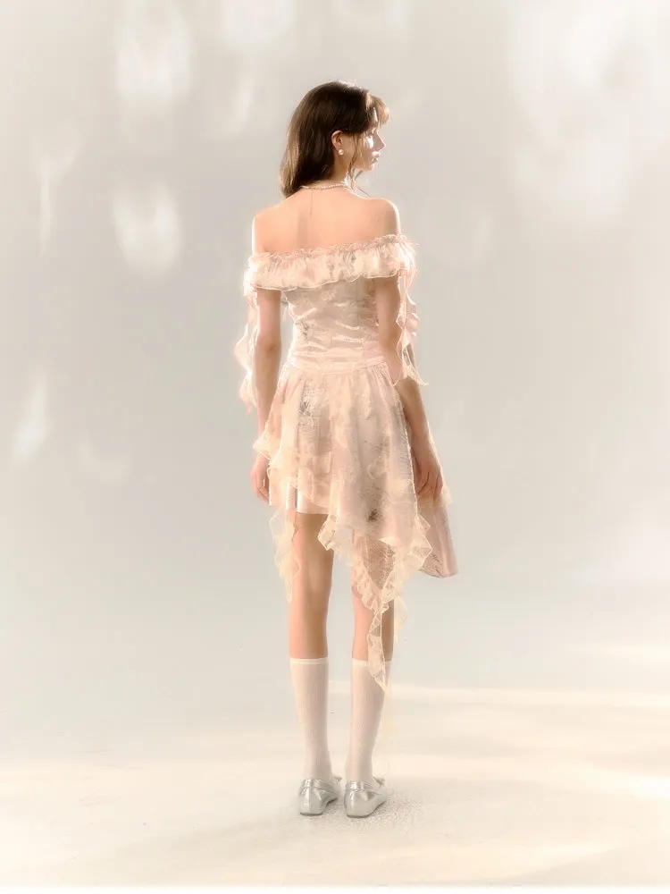 Romantic Lace Off-Shoulder Dress