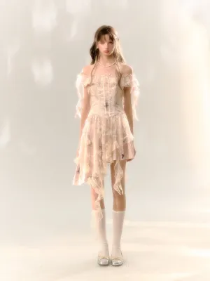 Romantic Lace Off-Shoulder Dress