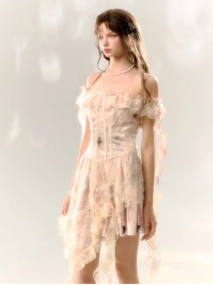 Romantic Lace Off-Shoulder Dress