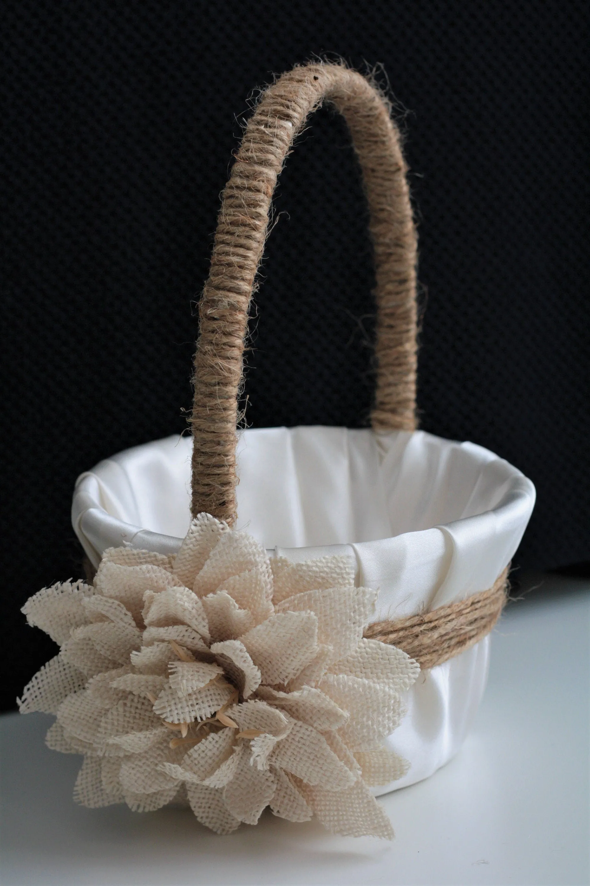 Rustic Wedding Decor, Flower Girl Basket and Ring Bearer Pillow Set, Wedding Accessories, Rustic Unity Candles, Wedding Decoration