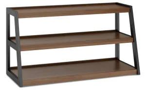 Sawhorse Solid Walnut Veneer and Metal TV Media Stand