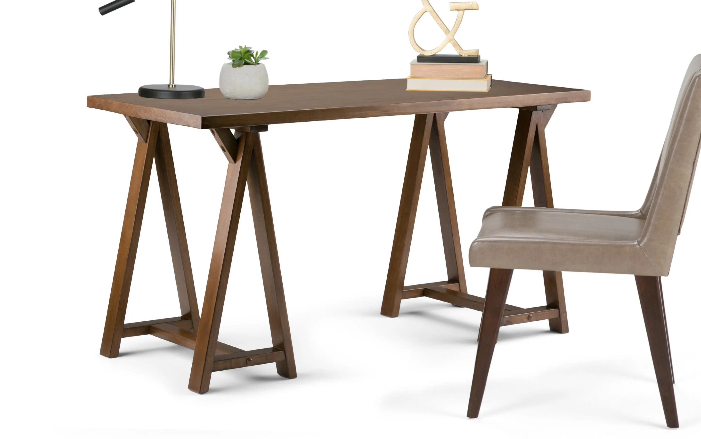 Sawhorse Writing Desk