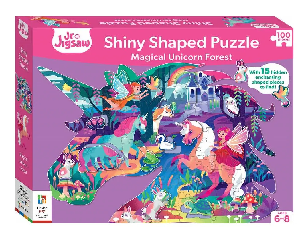 Shiny Shaped: Magical Unicorn Forest - 100pc