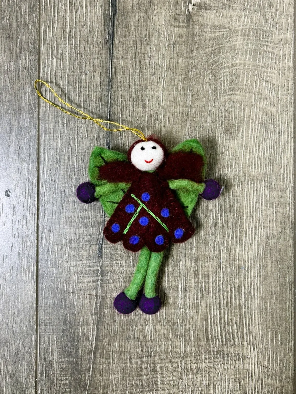 Small Felt Blackberry Fairy