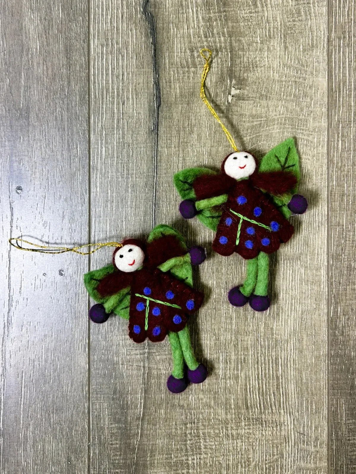 Small Felt Blackberry Fairy