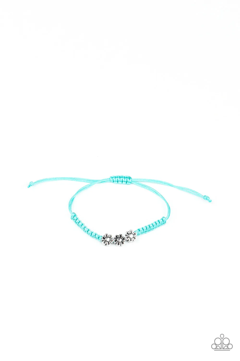 SS - Flower Pull Cord Bracelet