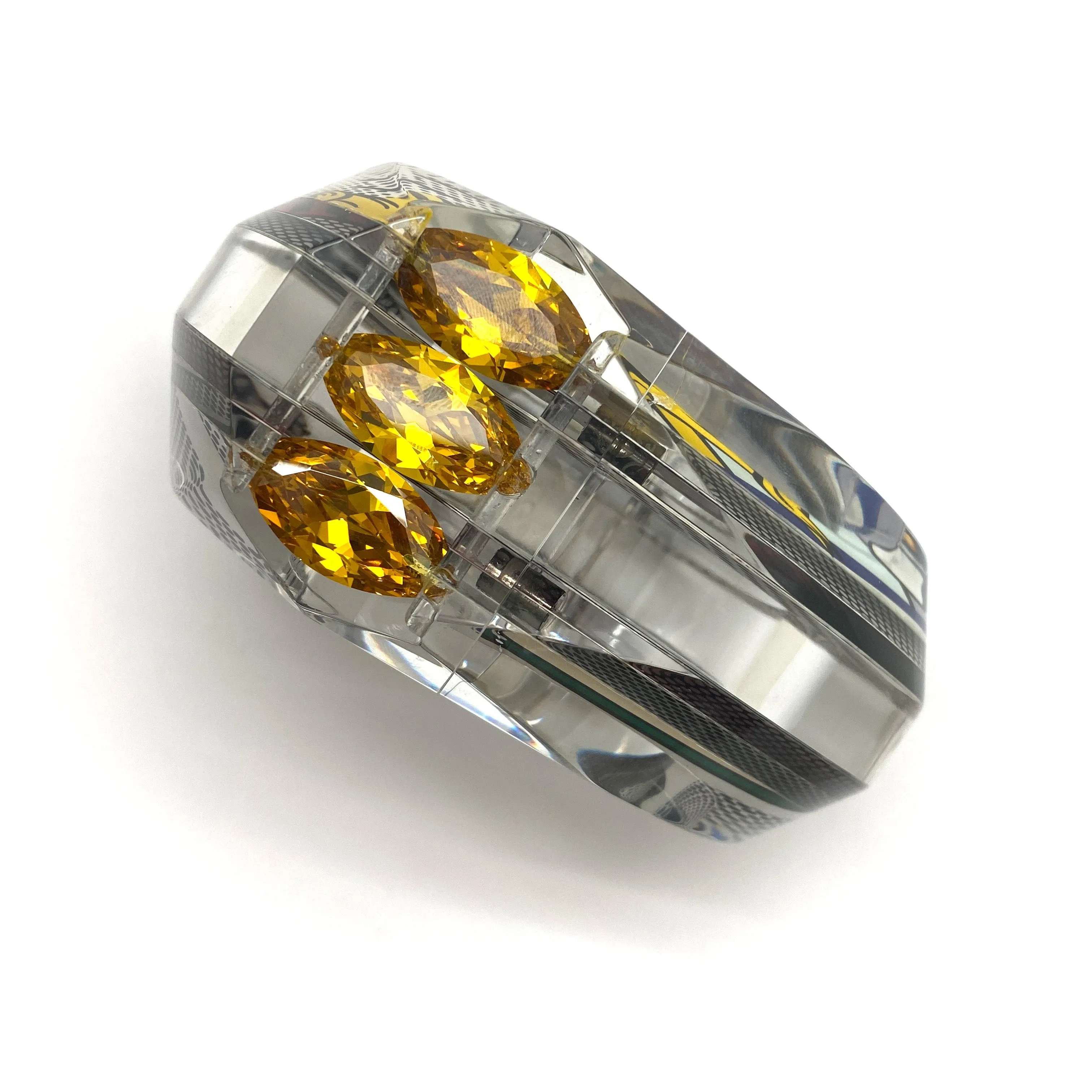 Statement Citrine Pop Art Bracelet