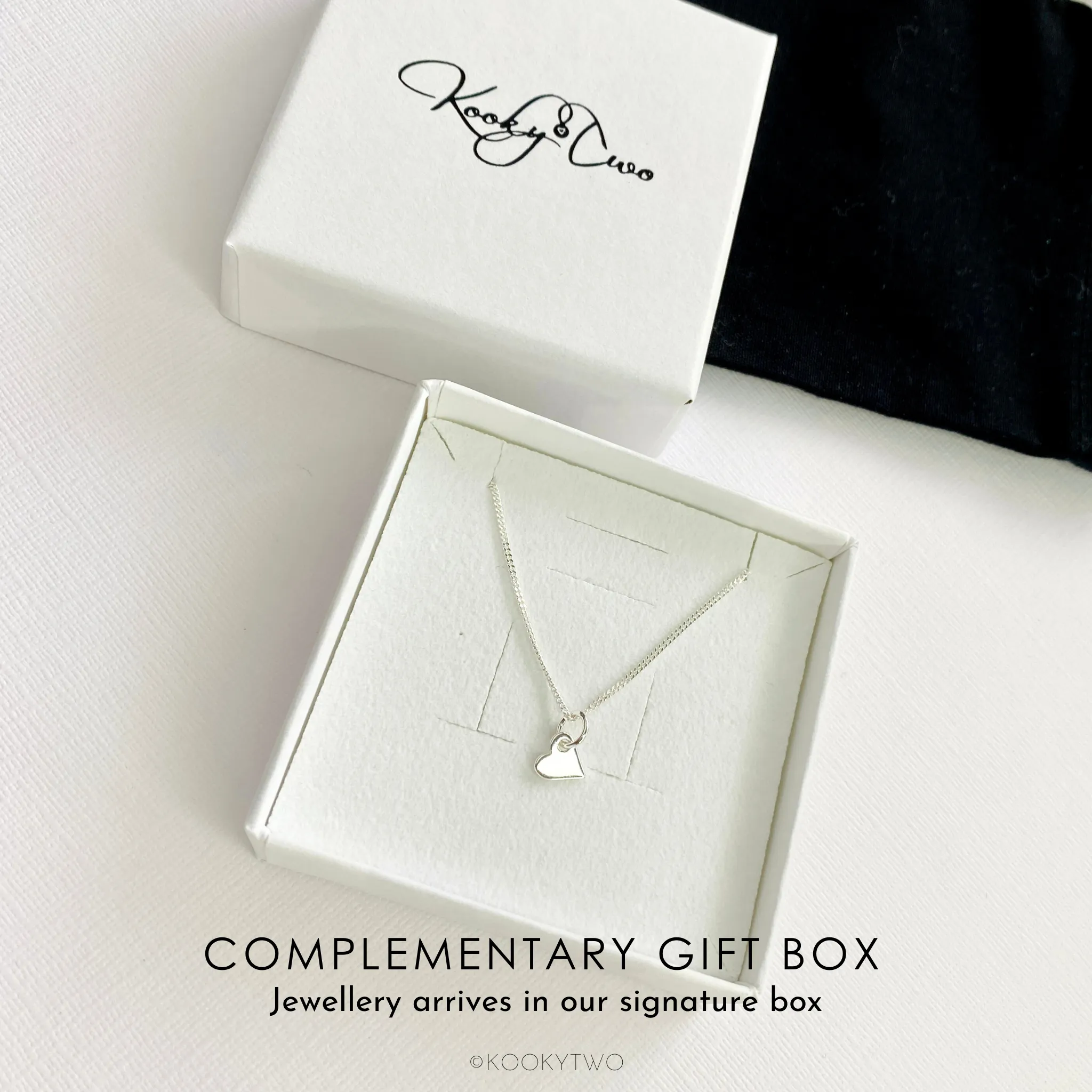 Sterling Silver Dainty Heart Necklace
