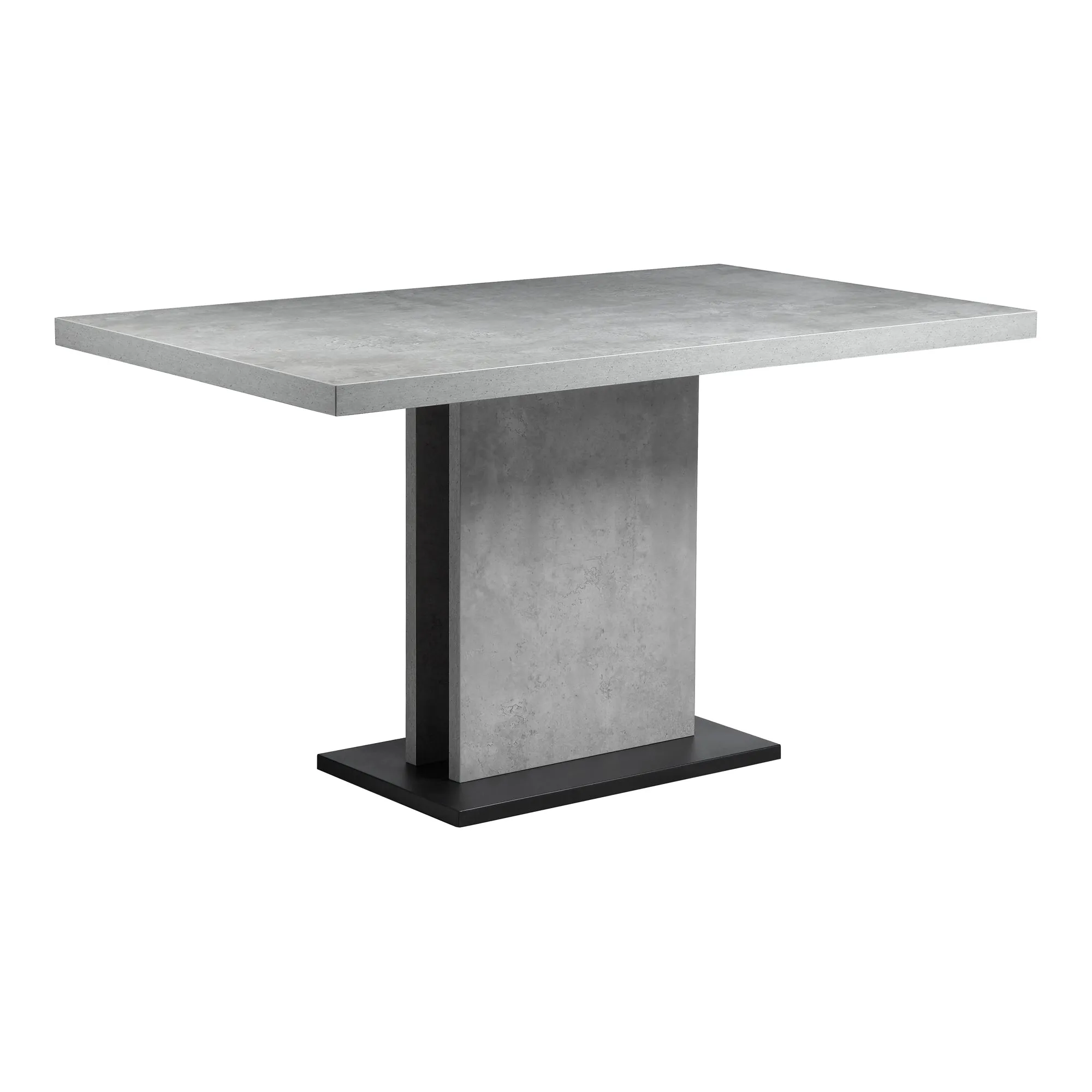 Streamlined Concrete Dining Table - Modern Elegance in Stone