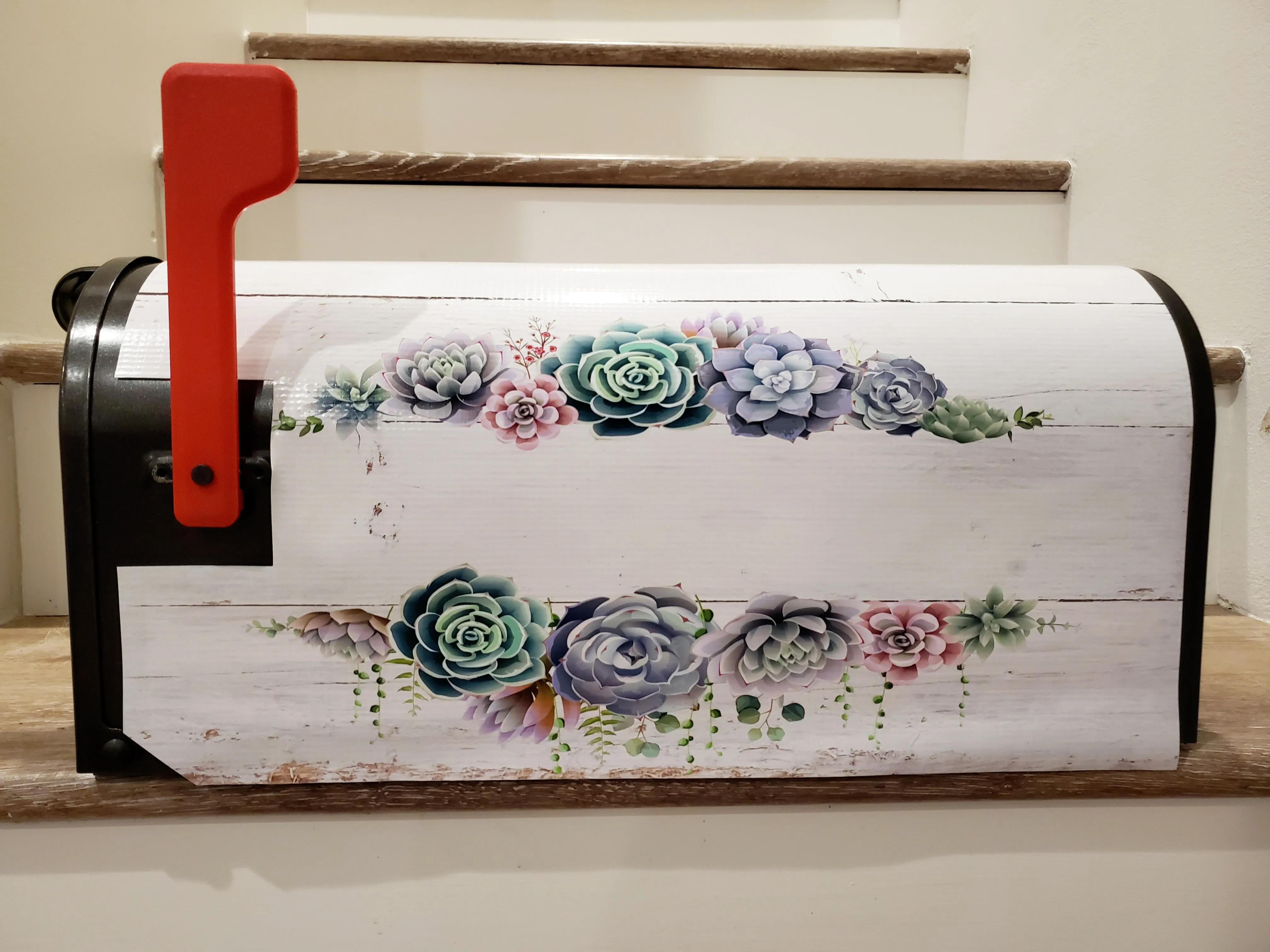Succulent Mailbox Cover
