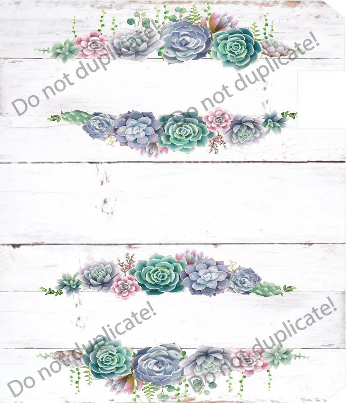 Succulent Mailbox Cover